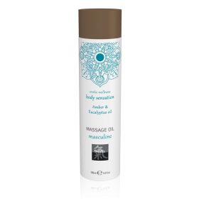   Shiatsu Masculine - masszázsolaj - borostyán-eukaliptusz (100ml)