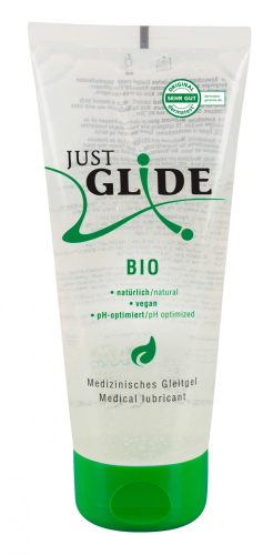 Just Glide Bio - vízbázisú vegán síkosító (200ml)