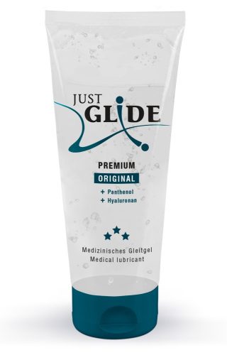 Just Glide Premium Original - vegán, vízbázisú síkosító (200ml)