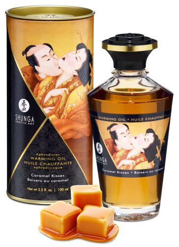 Shunga - melegítő hatású masszázsolaj - karamell (100ml)