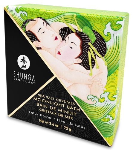 Shunga Lotus Flower - fürdőkristály holt tengeri ásványokkal (75g)