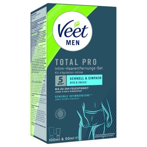 Veet - intim szőrtelenítő krém és balzsam férfiaknak (100+50ml)