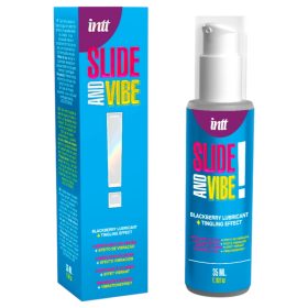   Intt - ehető, bizsergető intim síkosító gél - szeder (35ml)