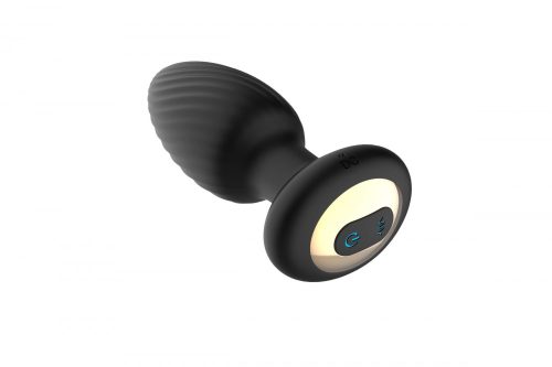 Funny Me 360 - akkus, vízálló, rádiós anál vibrátor (fekete)