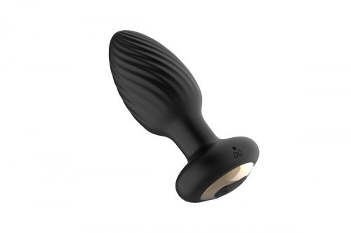 Funny Me 360 - akkus, vízálló, rádiós anál vibrátor (fekete)