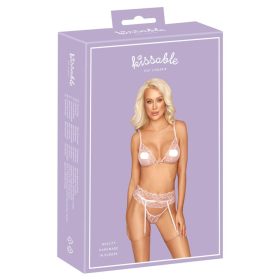 Kissable - csipkés fehérnemű szett (pink)
