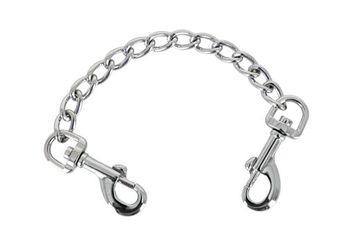 Dupla karabiner lánccal (15cm)