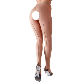 Cottelli - Csíkos szexharisnya (natúr)