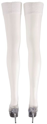 Cottelli - Szaténos combfix (fehér)