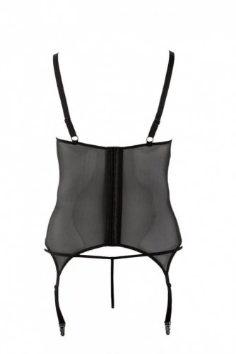 Cottelli - Virágos női felső, telt idomokra (fekete)