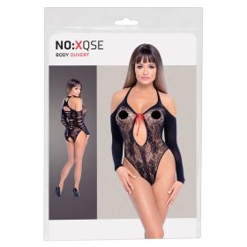 NO:XQSE - masnis body, hosszú ujjal - fekete (S-L)