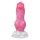 Animalorny Bulldog - kutya pénisz dildó - 17cm (pink)