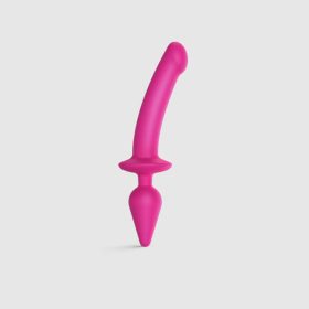   Strap-on-me Swith Semi-Realistic XXL - 2in1 szilikon dildó (pink)
