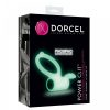 Dorcel - foszforeszkáló vibrációs péniszgyűrű (fehér)