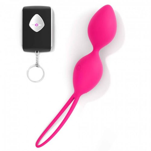 Dorcel Divine Balls - akkus, rádiós, vibrációs gésagolyó (pink)