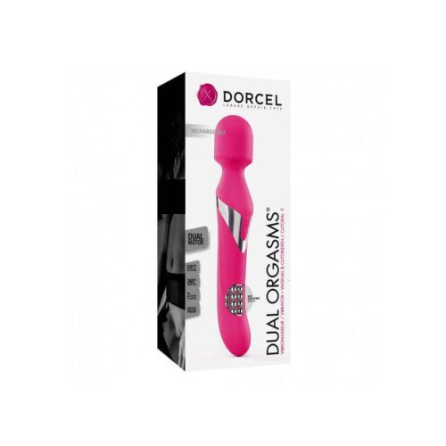 Dorcel Dual Orgasms - akkus, 2in1 masszírozó vibrátor (pink)