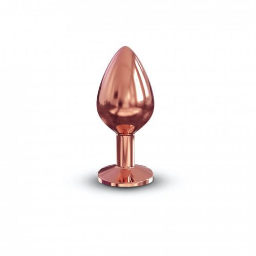 Dorcel Diamond Plug M - alumínium anál dildó - közepes (rózsaarany)