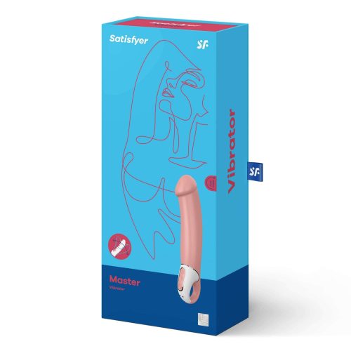 Satisfyer Master - vízálló, akkus makkos vibrátor (sötét natúr)