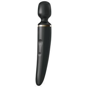   Satisfyer Wand-er Woman - akkus, vízálló masszírozó vibrátor (fekete)