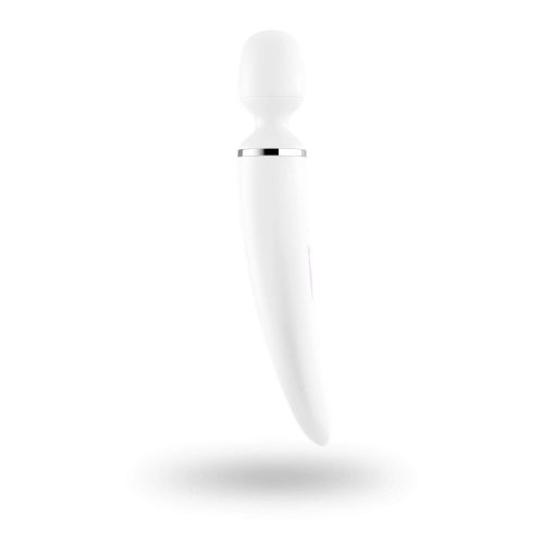 Satisfyer Wand-er Woman - akkus, vízálló masszírozó vibrátor (fehér)