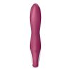 Satisfyer Heated Affair - akkus, melegítő, csiklókaros vibrátor (piros)