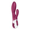 Satisfyer Heated Affair - akkus, melegítő, csiklókaros vibrátor (piros)