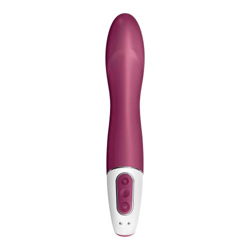 Satisfyer Big Heat - akkus, melegítő G-pont vibrátor (piros)