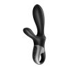 Satisfyer Heat Climax Plus - okos, melegítő,karos análvibrátor (fekete)