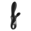 Satisfyer Heat Climax Plus - okos, melegítő,karos análvibrátor (fekete)