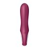 Satisfyer Hot Bunny - okos, csiklókaros melegítő vibrátor (piros)