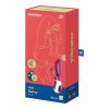 Satisfyer Hot Bunny - okos, csiklókaros melegítő vibrátor (piros)