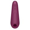 Satisfyer Curvy 1+ - okos, akkus, vízálló csiklóizgató vibrátor (rózsa vörös)