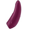 Satisfyer Curvy 1+ - okos, akkus, vízálló csiklóizgató vibrátor (rózsa vörös)