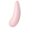 Satisfyer Curvy 2+ - okos, akkus, vízálló csiklóizgató vibrátor (pink)