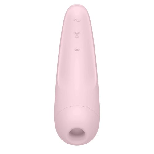 Satisfyer Curvy 2+ - okos, akkus, vízálló csiklóizgató vibrátor (pink)
