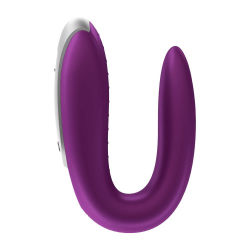 Satisfyer Double Fun - okos, akkus, vízálló, rádiós párvibrátor (lila)