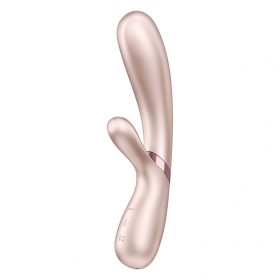   Satisfyer Hot Lover - okos, akkus melegítős vibrátor (ezüst)