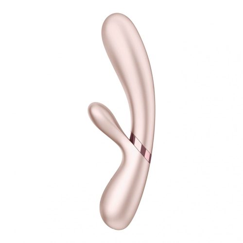 Satisfyer Hot Lover - okos, akkus melegítős vibrátor (ezüst)