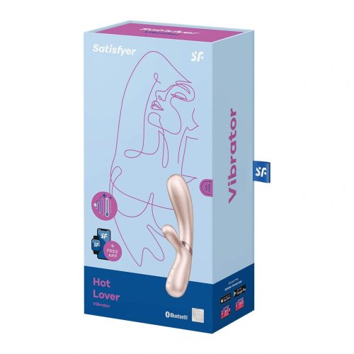 Satisfyer Hot Lover - okos, akkus melegítős vibrátor (ezüst)