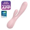 Satisfyer Mono Flex - okos, akkus, vízálló vibrátor (halvány pink)