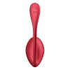 Satisfyer Shiny Petal - rádiós vibrációs tojás (piros)