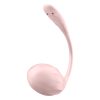 Satisfyer Ribbed Petal - rádiós vibrációs tojás (pink)