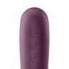 Satisfyer Dual Kiss - akkus hüvelyi és csiklóvibrátor (lila)