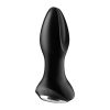 Satisfyer Rotator Plug 2 - akkus, forgó gyöngyös anál vibrátor (fekete)