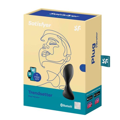 Satisfyer Trendsetter - okos, akkus análvibrátor (fekete)