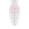 Satisfyer Supernova - akkus, léghullámos 2in1 vibrátor (fehér)