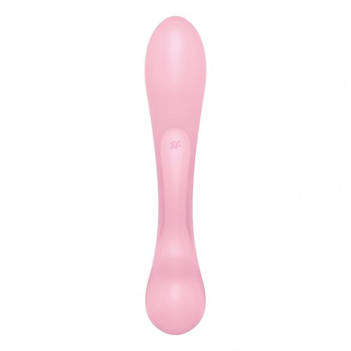 Satisfyer Triple Oh - akkus, csiklókaros vibrátor (pink)