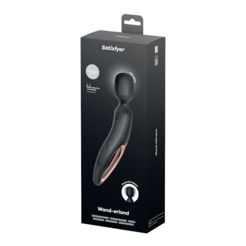 Satisfyer Wand-erland - masszírozó vibrátor (fekete)