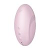 Satisfyer Vulva Lover 3 - akkus, léghullámos csiklóizgató vibrátor (pink)