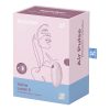 Satisfyer Vulva Lover 3 - akkus, léghullámos csiklóizgató vibrátor (pink)